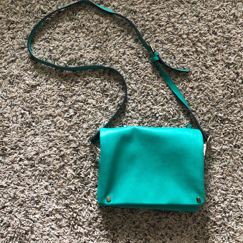 Street Level Crossbody Purse (Teal)